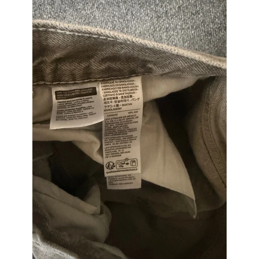 Silvertab Loose men's gray color jeans size 32X30